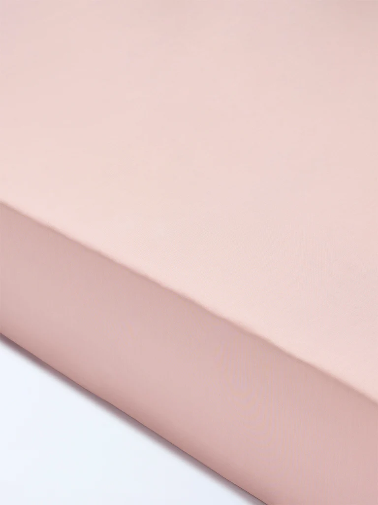 Westside Home Pink Solid King Bed Sheet Set - Image 2