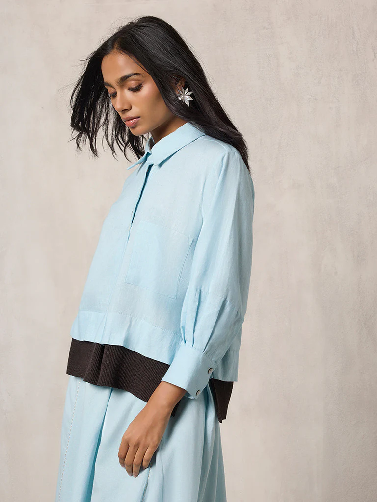 Solid Light Blue Shirt